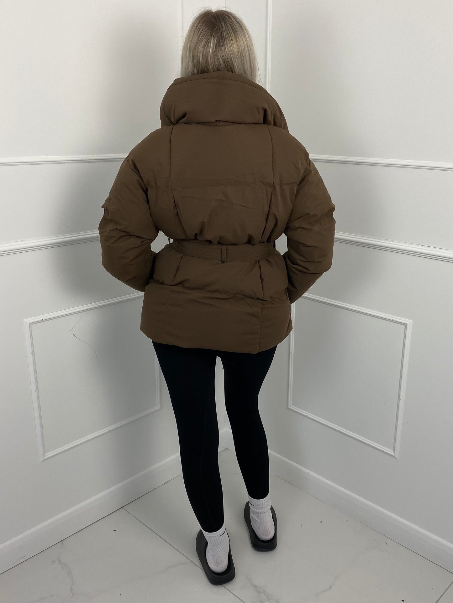 KARLY BELTED PUFFER JACKET