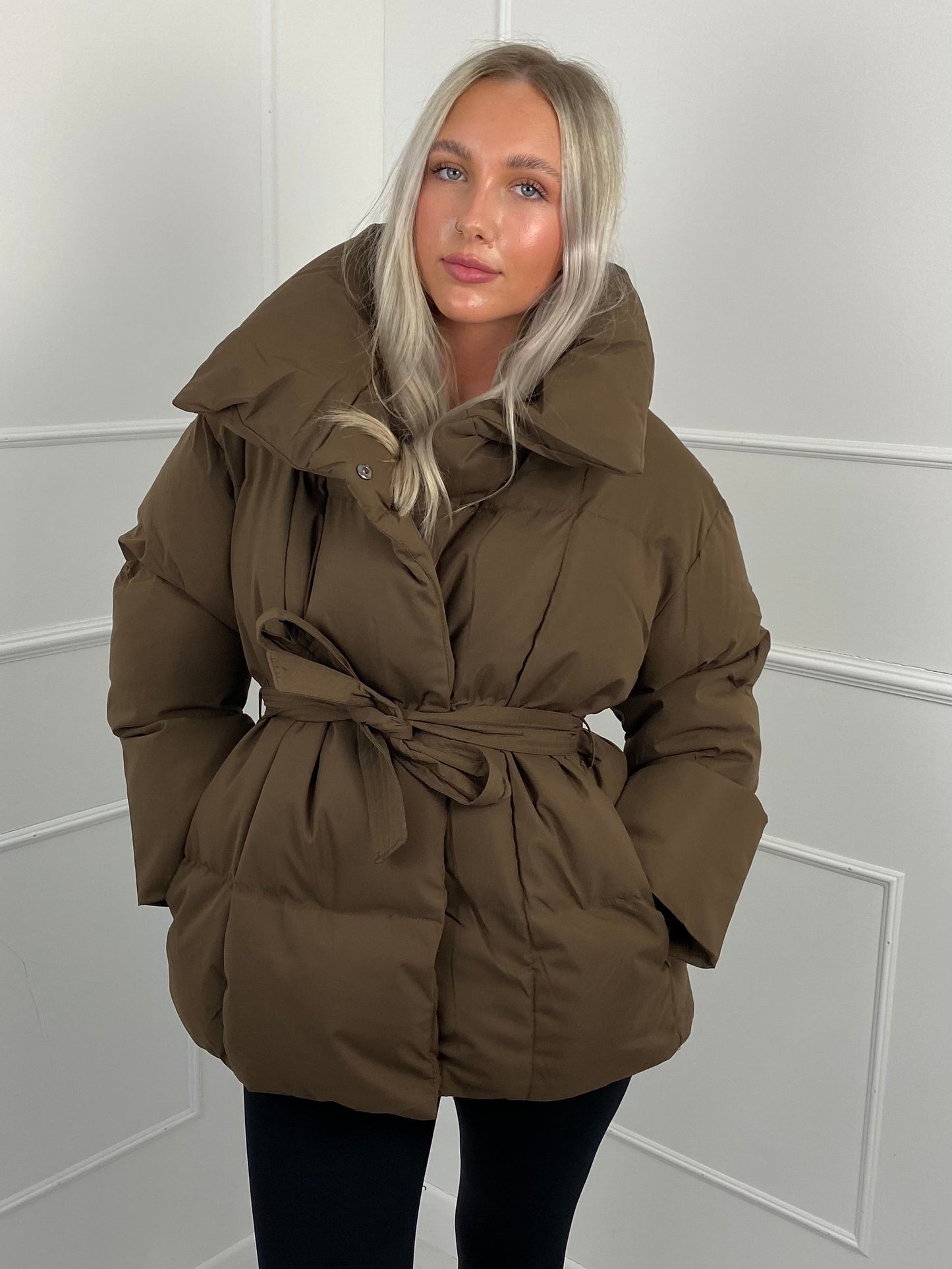 KARLY BELTED PUFFER JACKET