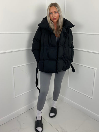 KARLY BELTED PUFFER JACKET