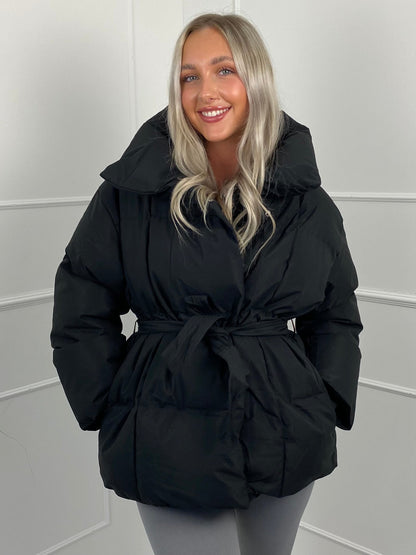 KARLY BELTED PUFFER JACKET